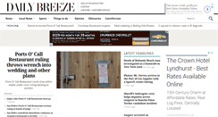 Desktop Screenshot of dailybreeze.com